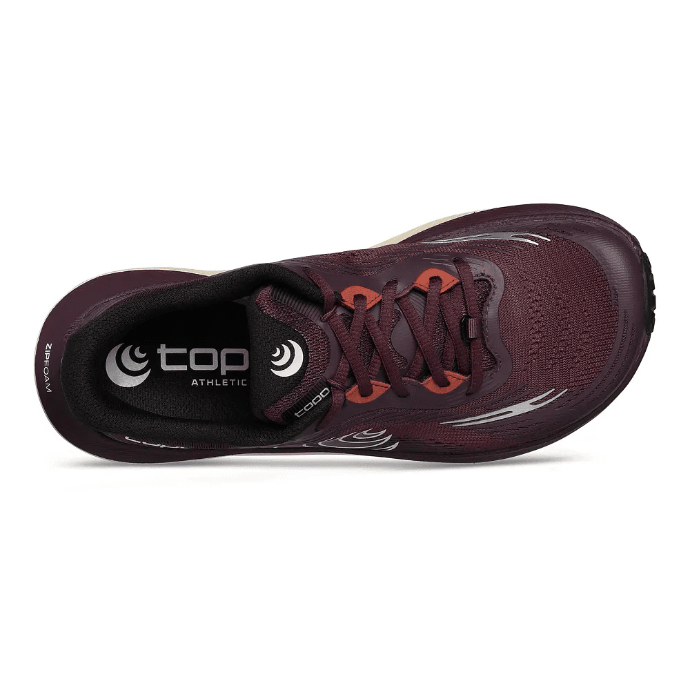 Topo Athletic Women's Ultraventure 5 Trail Running Shoes - Maroon/Tan