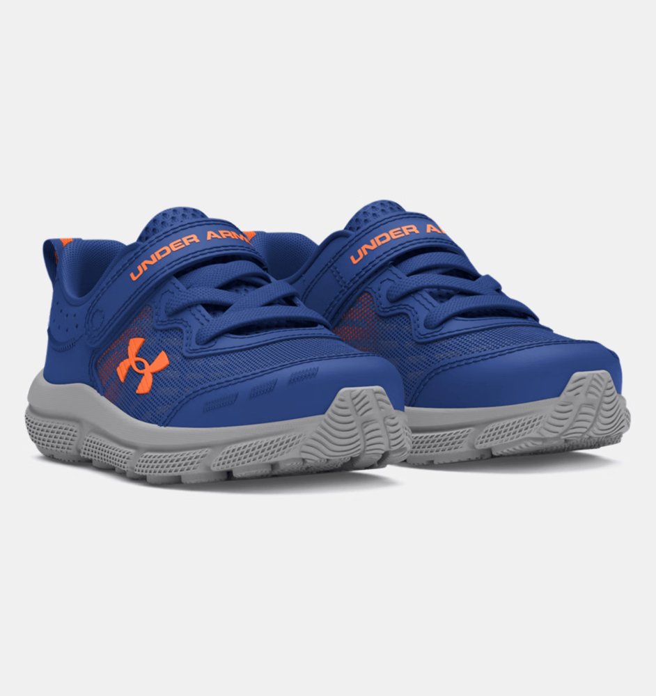 Seliga ShoesUnder Armour Boys Toddler UA Assert 10 AC - Tech Blue/Mod Gray/Orange Blast