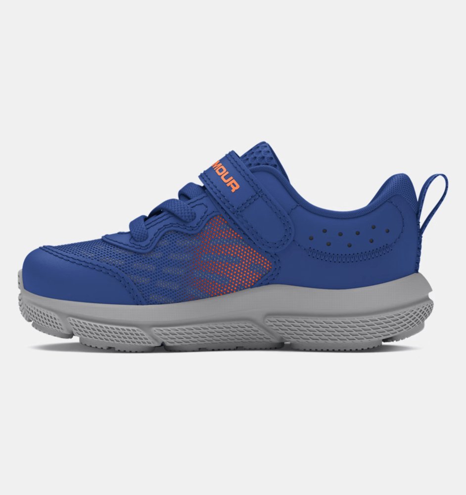 Seliga ShoesUnder Armour Boys Toddler UA Assert 10 AC - Tech Blue/Mod Gray/Orange Blast
