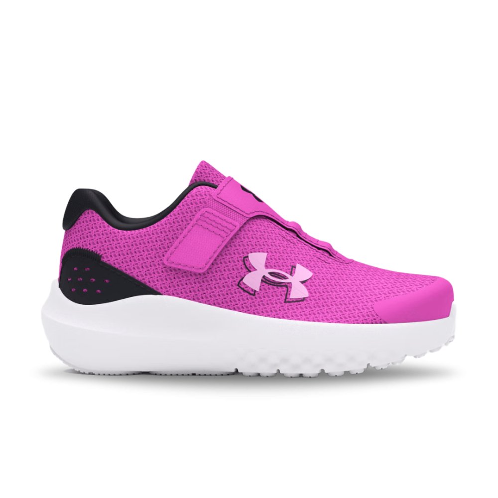 Seliga ShoesUnder Armour Girls Toddler UA Surge 4 AC - Vivid Magenta/Black/Stellar Pink