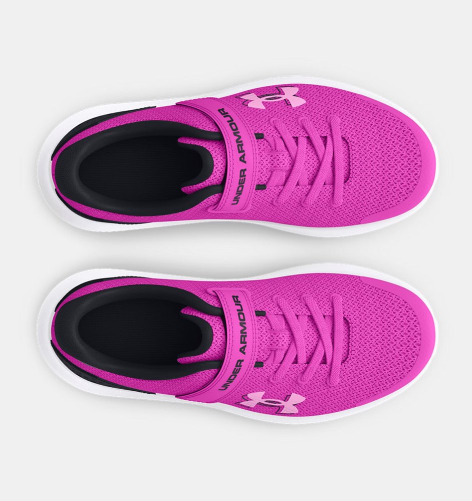 Under Armour Girls Surge 4 AC Athletic Shoes - Vivid Magenta