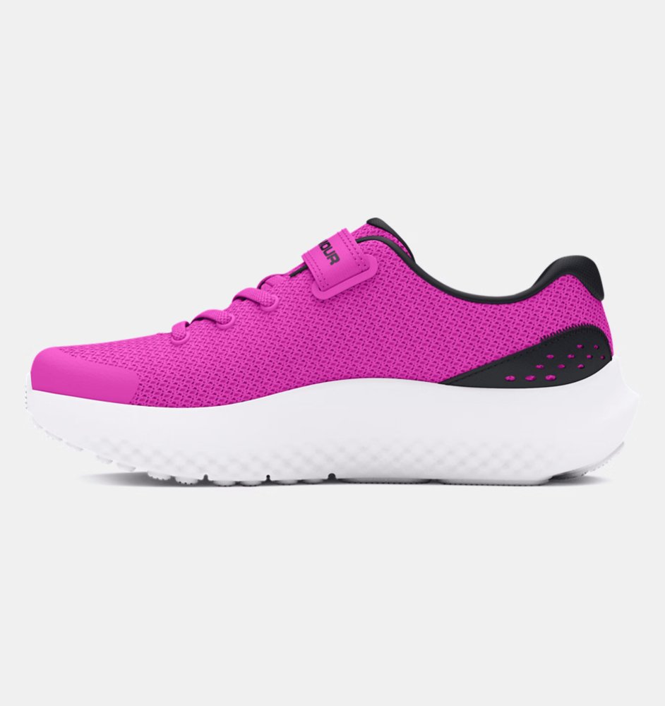 Under Armour Girls Surge 4 AC Athletic Shoes - Vivid Magenta