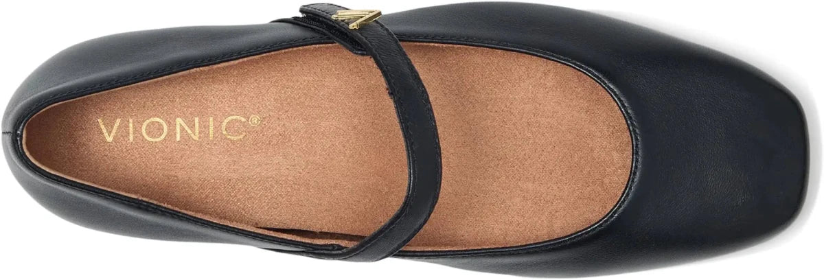 Vionic Women's Alameda Mary Jane Flat - Black