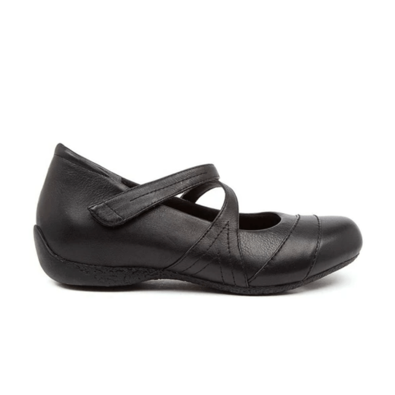 Ziera Shoes Women's Xray Mary Jane Flat - Black