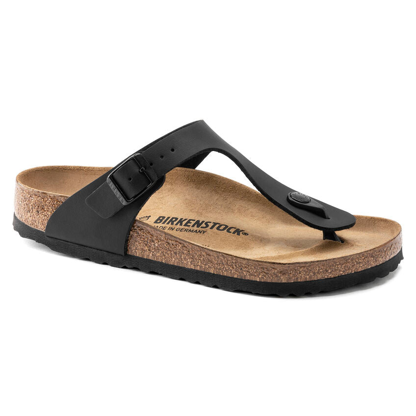 Birkenstock Women's Gizeh Thong Sandal - Black Birko-Flor