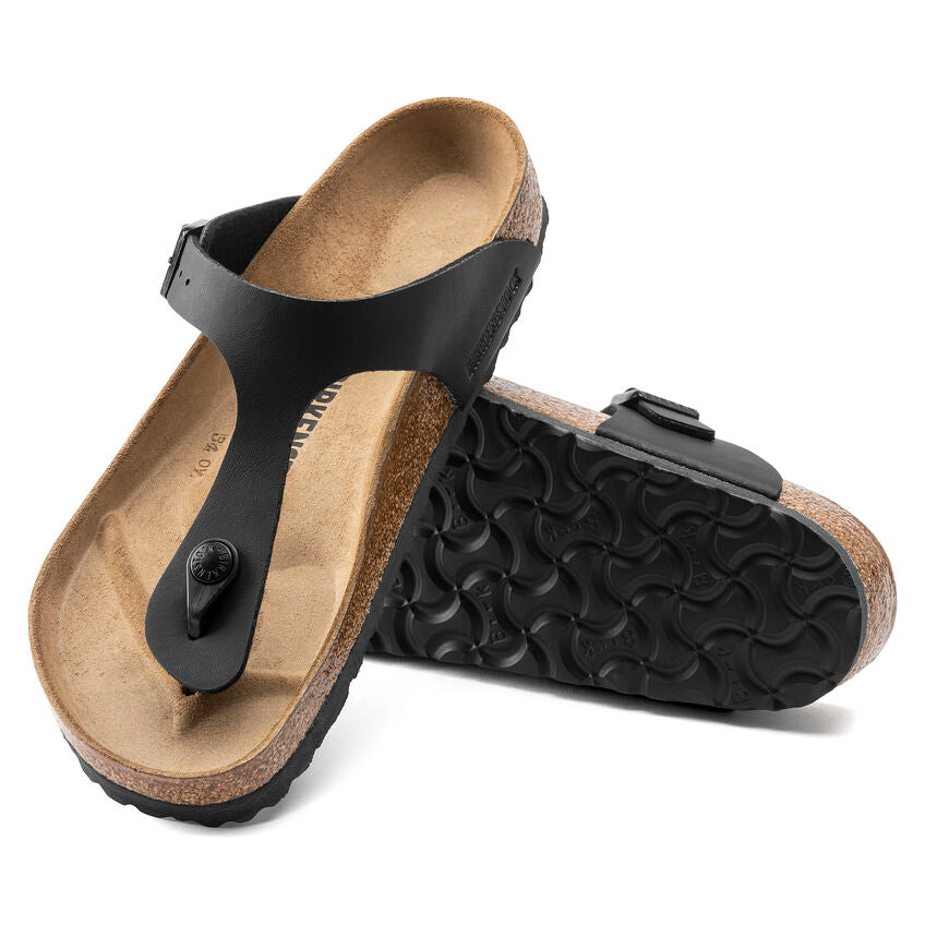 Birkenstock Women's Gizeh - Black Birko - Flor