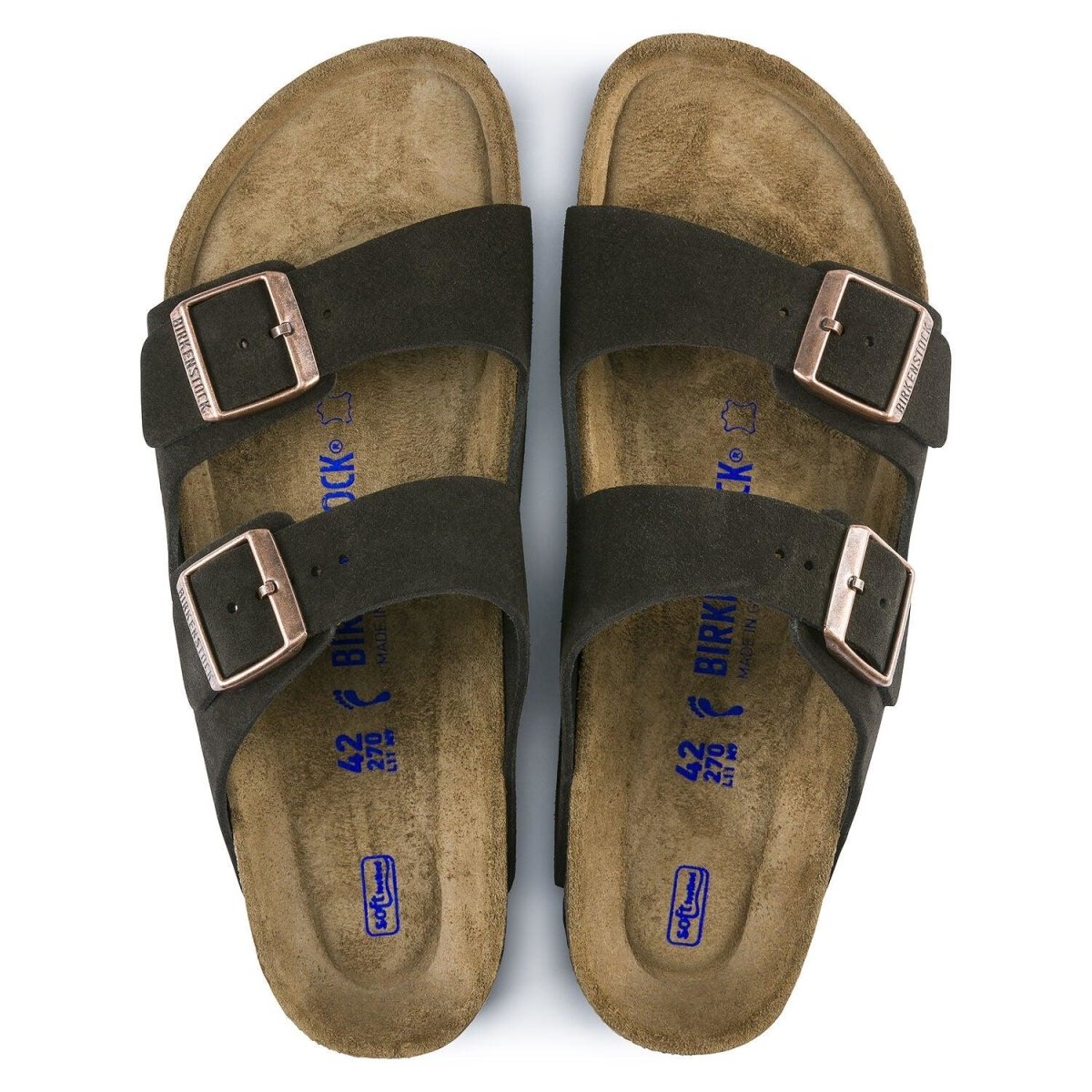 Seliga ShoesBirkenstock Arizona Soft Footbed - Mocha Suede