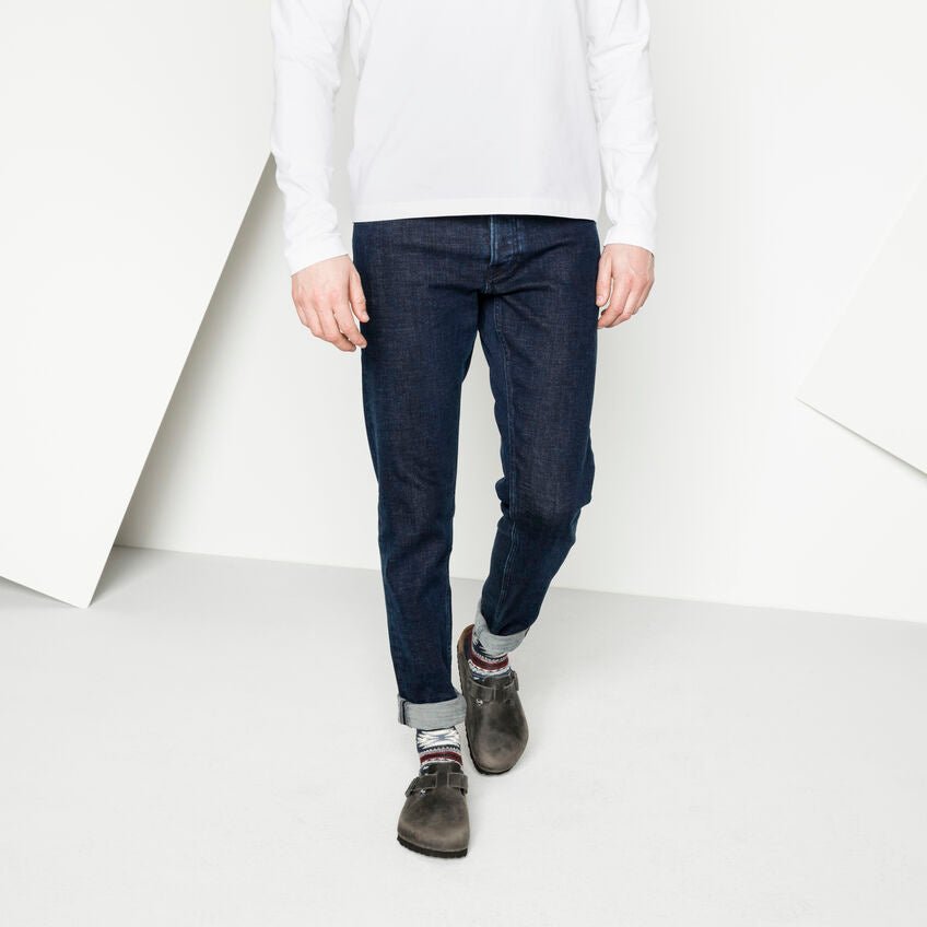 Seliga ShoesBirkenstock Boston Soft Footbed - Iron Oiled Leather