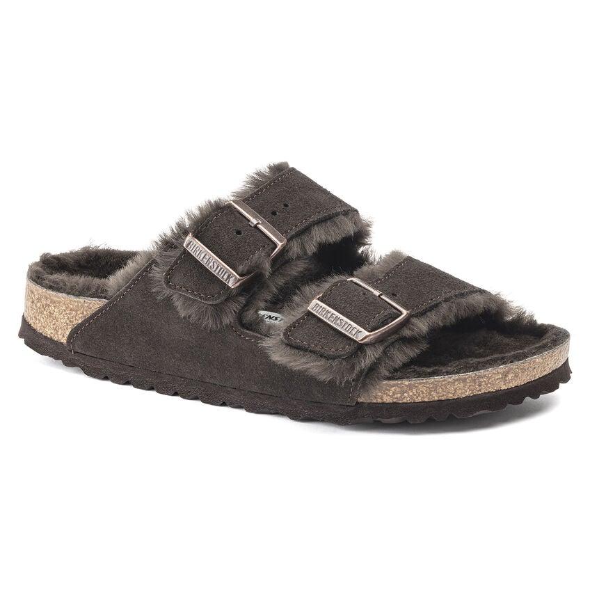 Seliga ShoesBirkenstock Arizona Shearling - Mocha Suede