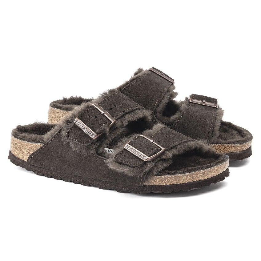 Seliga ShoesBirkenstock Arizona Shearling - Mocha Suede
