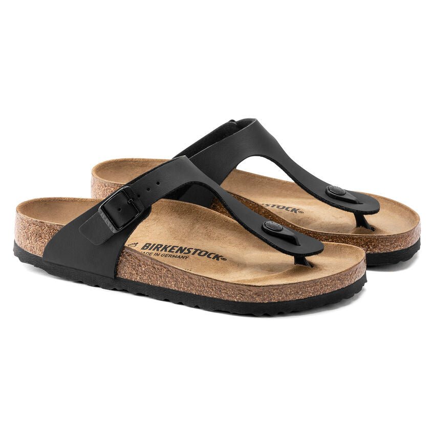 Birkenstock Women's Gizeh - Black Birko - Flor