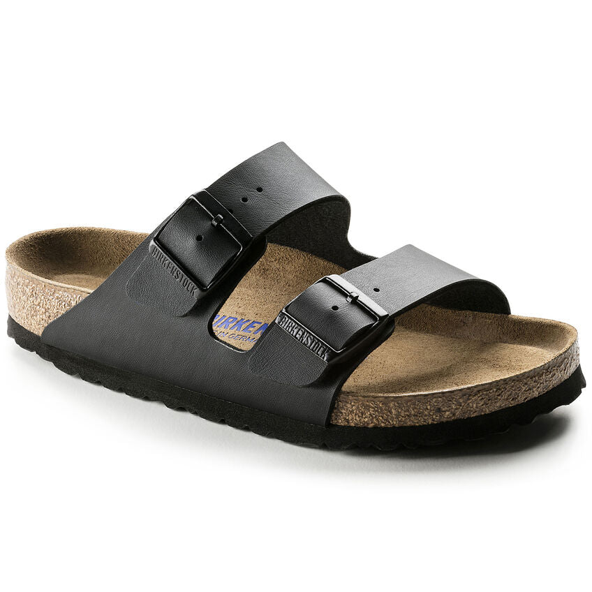 Seliga ShoesBirkenstock Arizona Soft Footbed - Black Birko - Flor