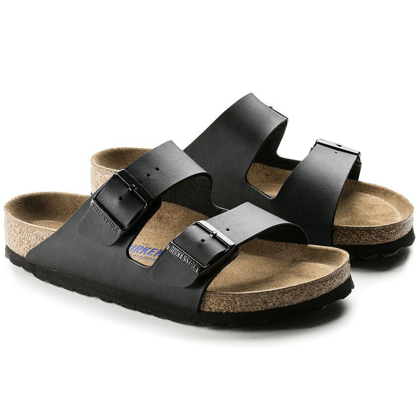 Seliga ShoesBirkenstock Arizona Soft Footbed - Black Birko - Flor