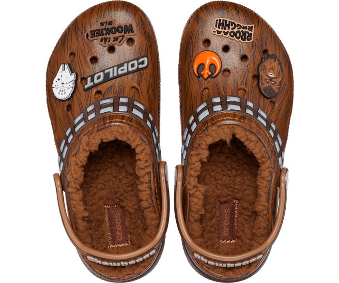 Seliga ShoesCrocs Toddler Star Wars Chewbacca Classic Lined Clog - Espresso