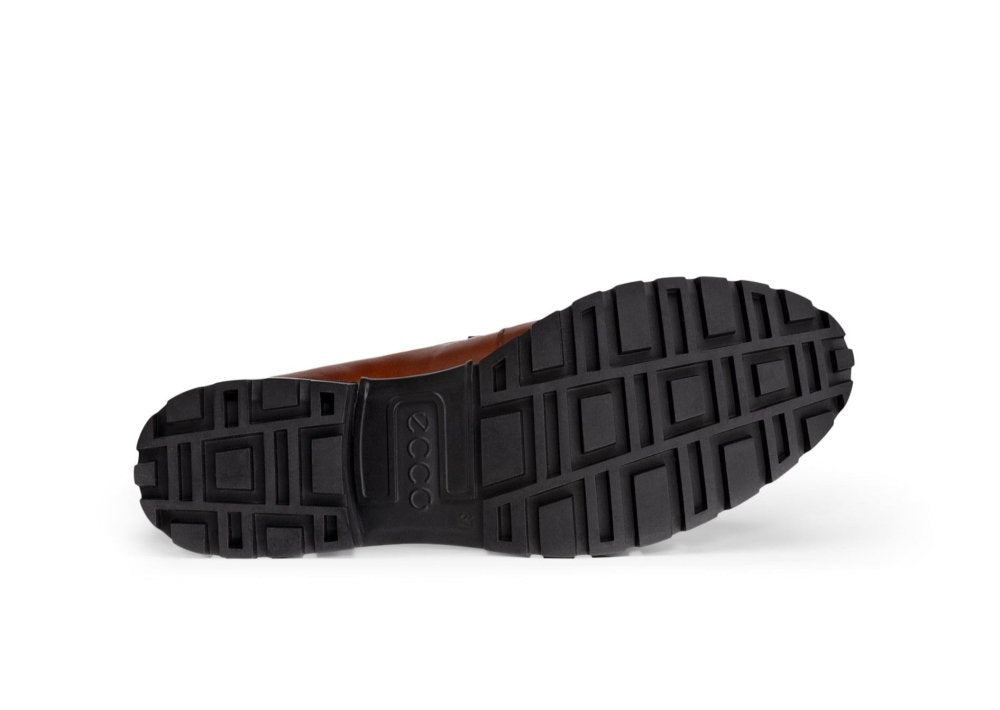 Ecco Women's Modtray Moc - Toe Penny Loafer - Cognac