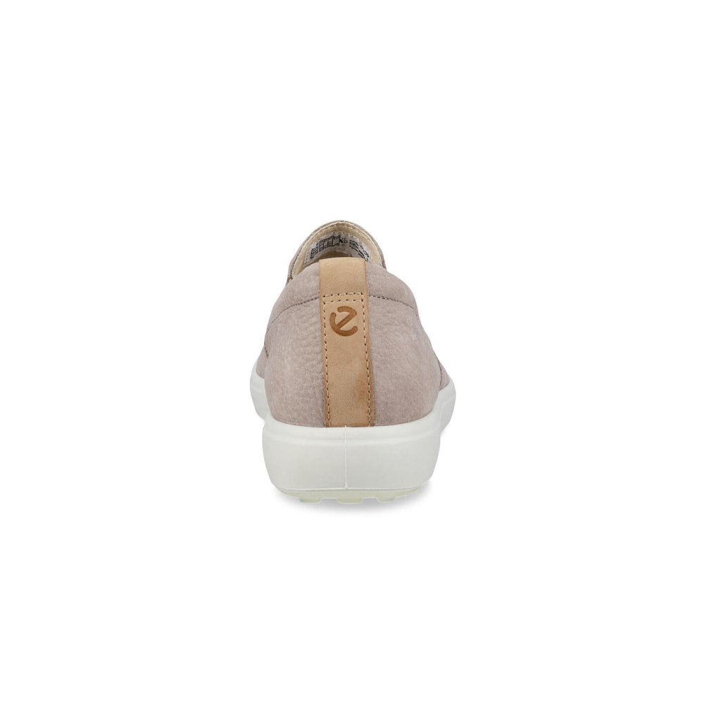 Ecco Women's Soft 7 Slip - On - Grey Rose