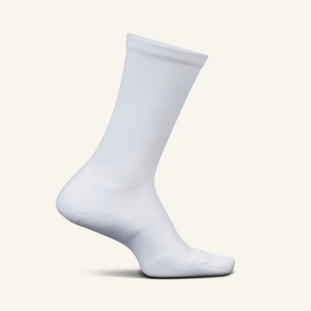 Seliga ShoesFeetures Therapeutic Max Cushion Crew Socks - White