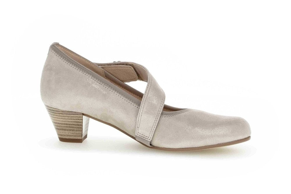 Seliga ShoesGabor Women's 66.149.14 Mary Jane Pump - Metallic Beige