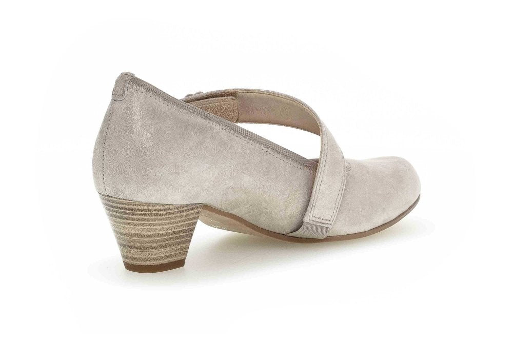 Seliga ShoesGabor Women's 66.149.14 Mary Jane Pump - Metallic Beige