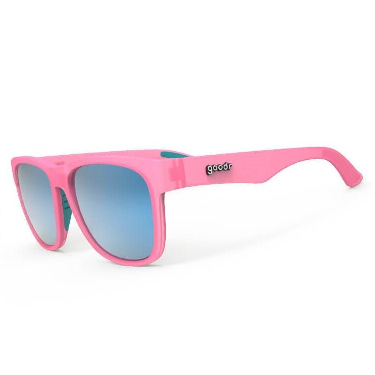 goodr BFG Polarized Sunglasses - Do You Even Pistol, Flamingo?