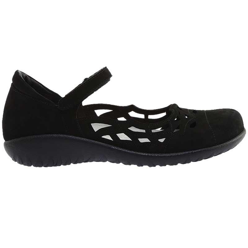 Naot Women's Agathis - Black Velvet Nubuck