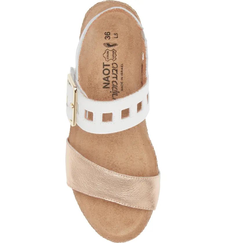 Naot Women's Dynasty - Soft Rose Gold/White Pearl/Soft Silver