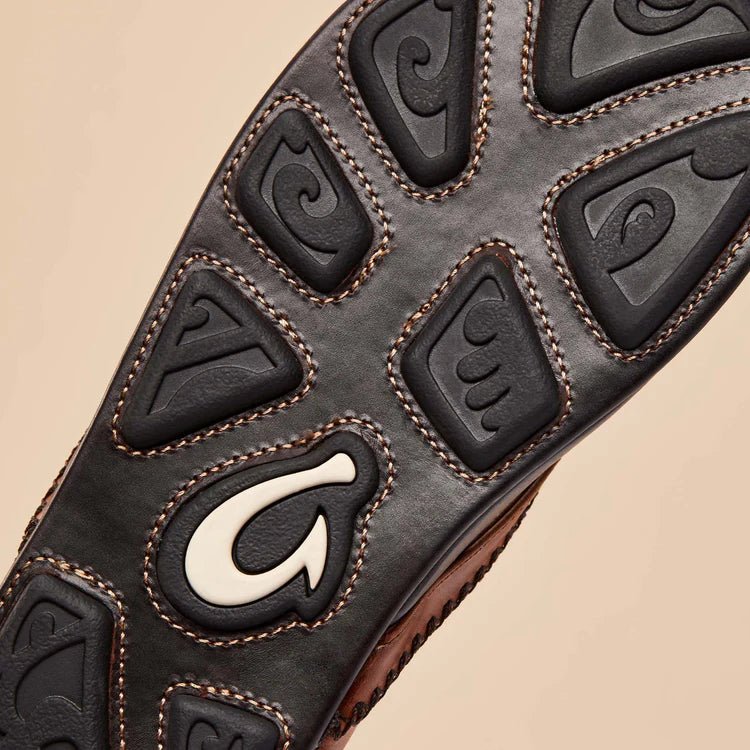 Seliga ShoesOlukai Men's Mea Ola - Tan/Dark Java