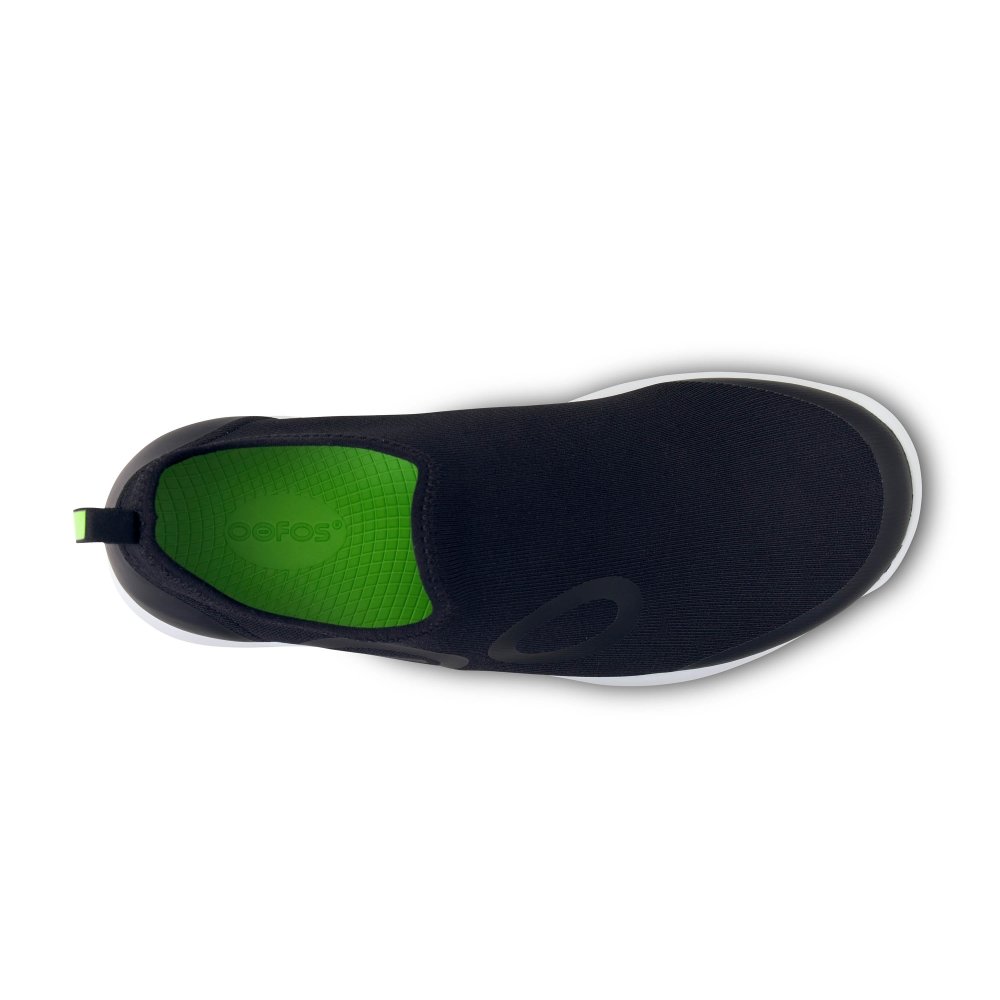 OOFOS Men's OOmg Sport Low - White & Black