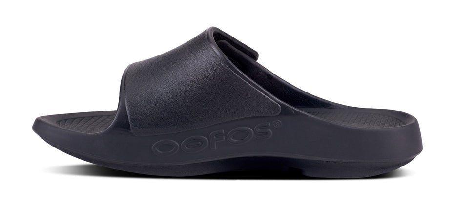 OOFOS OOahh Sport Flex Slide - Matte Black