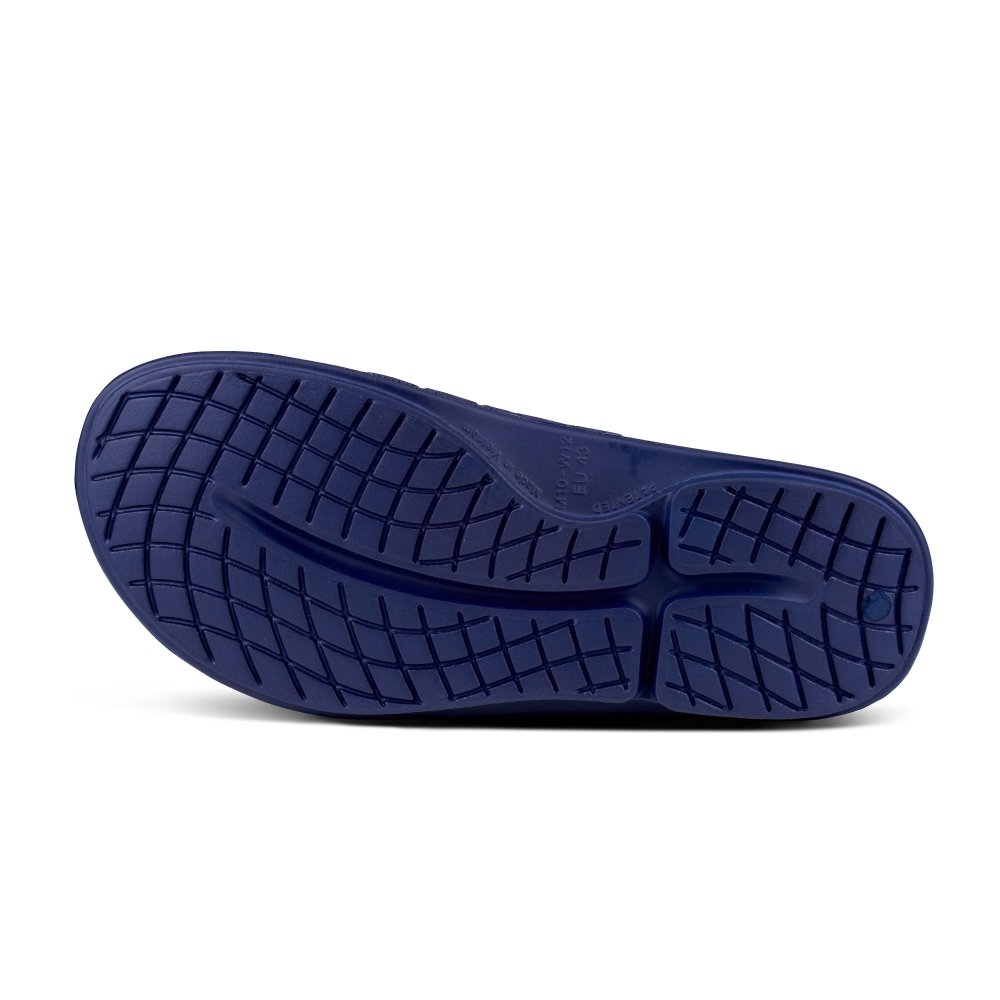 Seliga ShoesOOFOS OOahh Sport Flex Slide - Navy