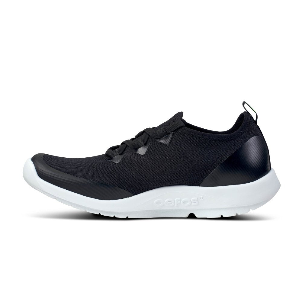 Seliga ShoesOOFOS Women's OOmg Sport LS Low - White & Black