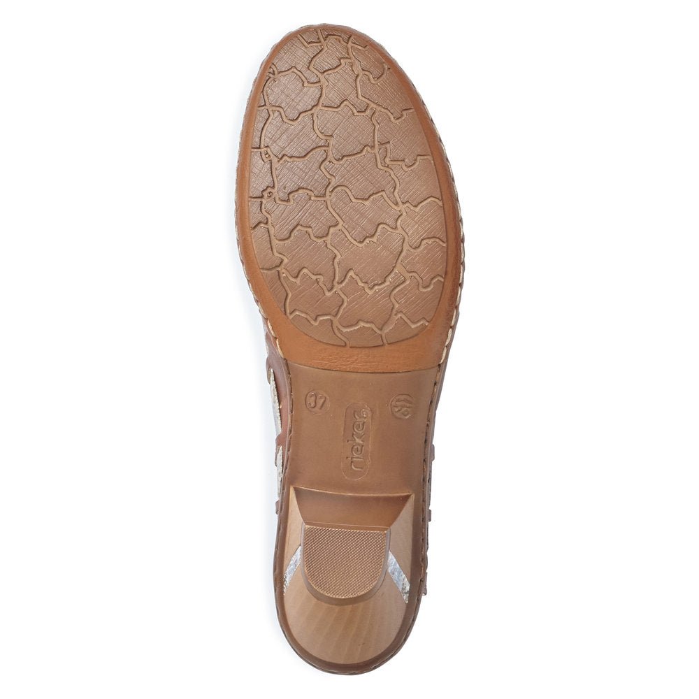 Rieker Women's Sina 46778 - 24 - Brown/Multi