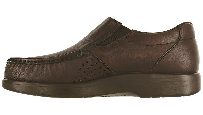 Seliga ShoesSAS Men's Side Gore Slip On Loafer - Brown