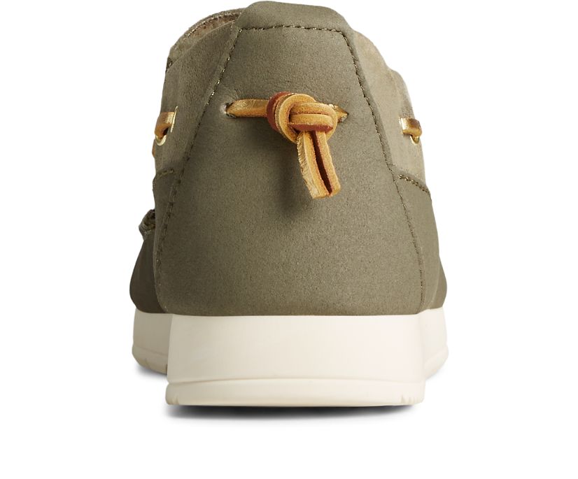 Sperry Women's Moc - Sider Metallic Camo - Olive