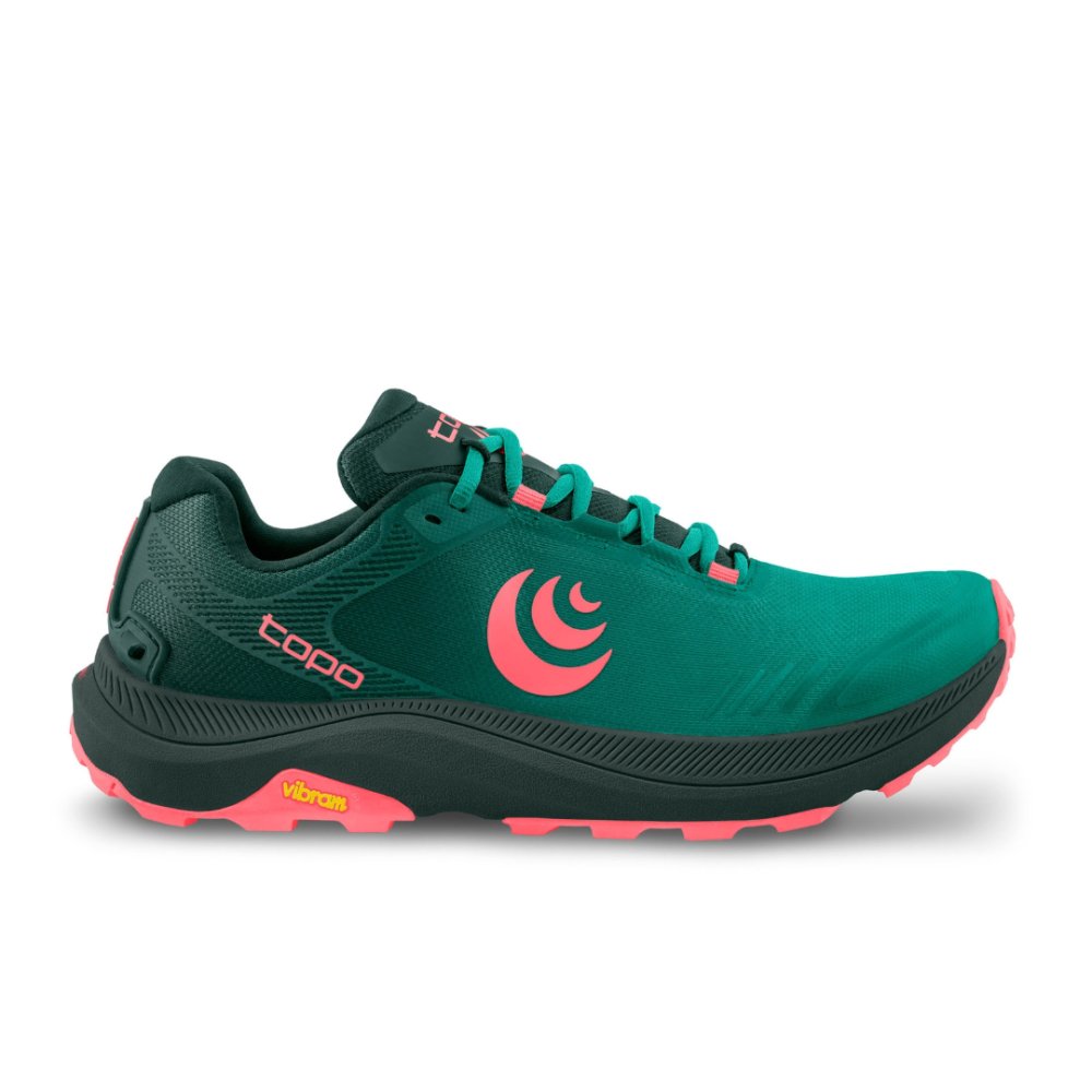 Seliga ShoesTopo Athletic Women's MT - 5 - Emerald/Pink