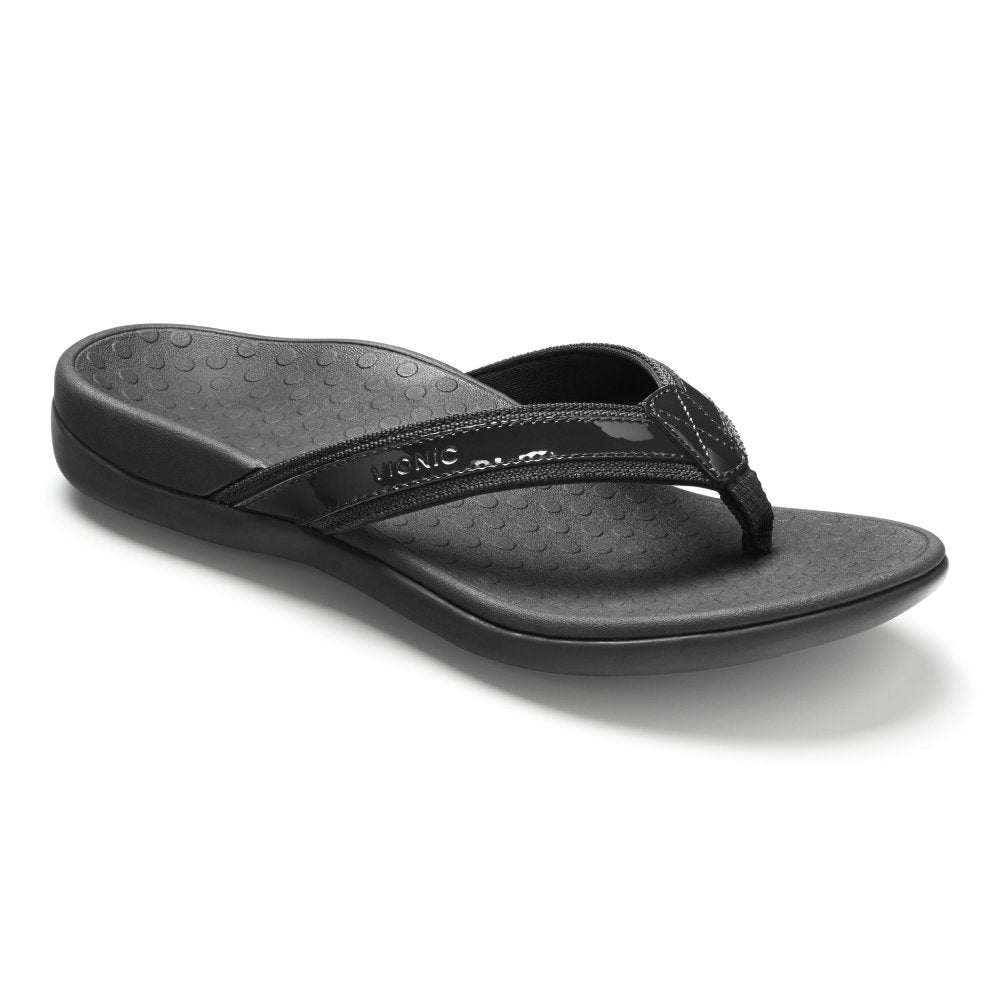 Vionic Women's Tide II Toe Post Sandal - Black