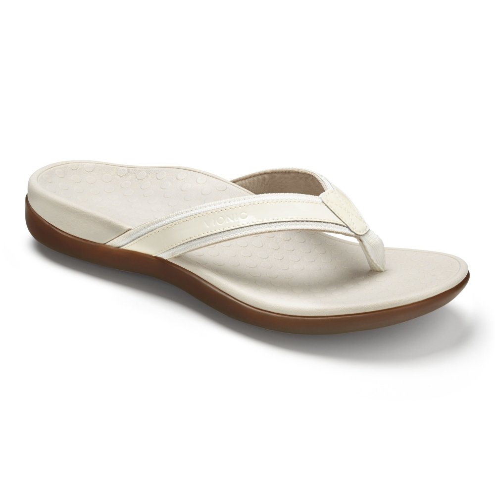 Vionic Women's Tide II Toe Post Sandal - White