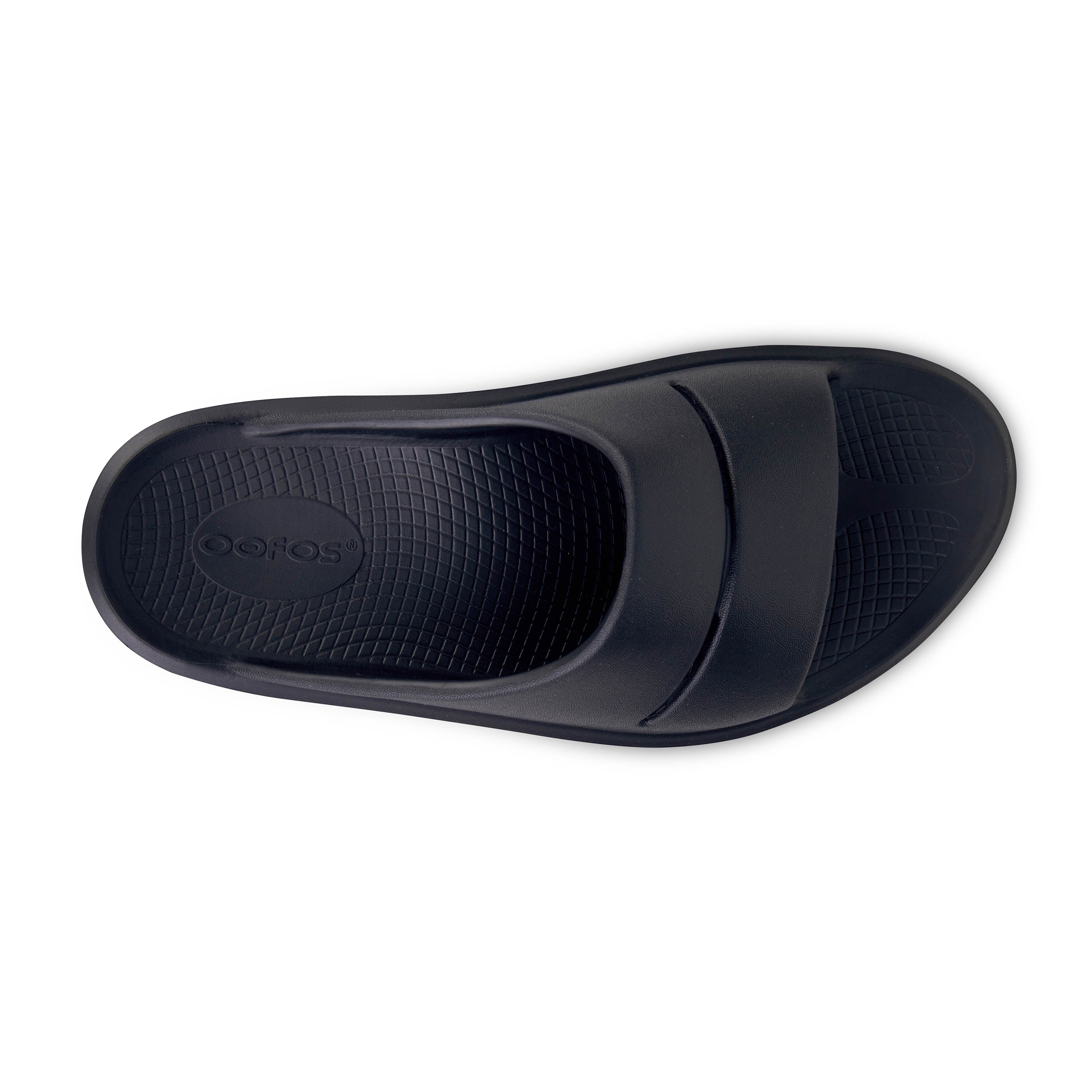 OOFOS Women's OOmega OOahh Slide Active Recovery Sandal - Black