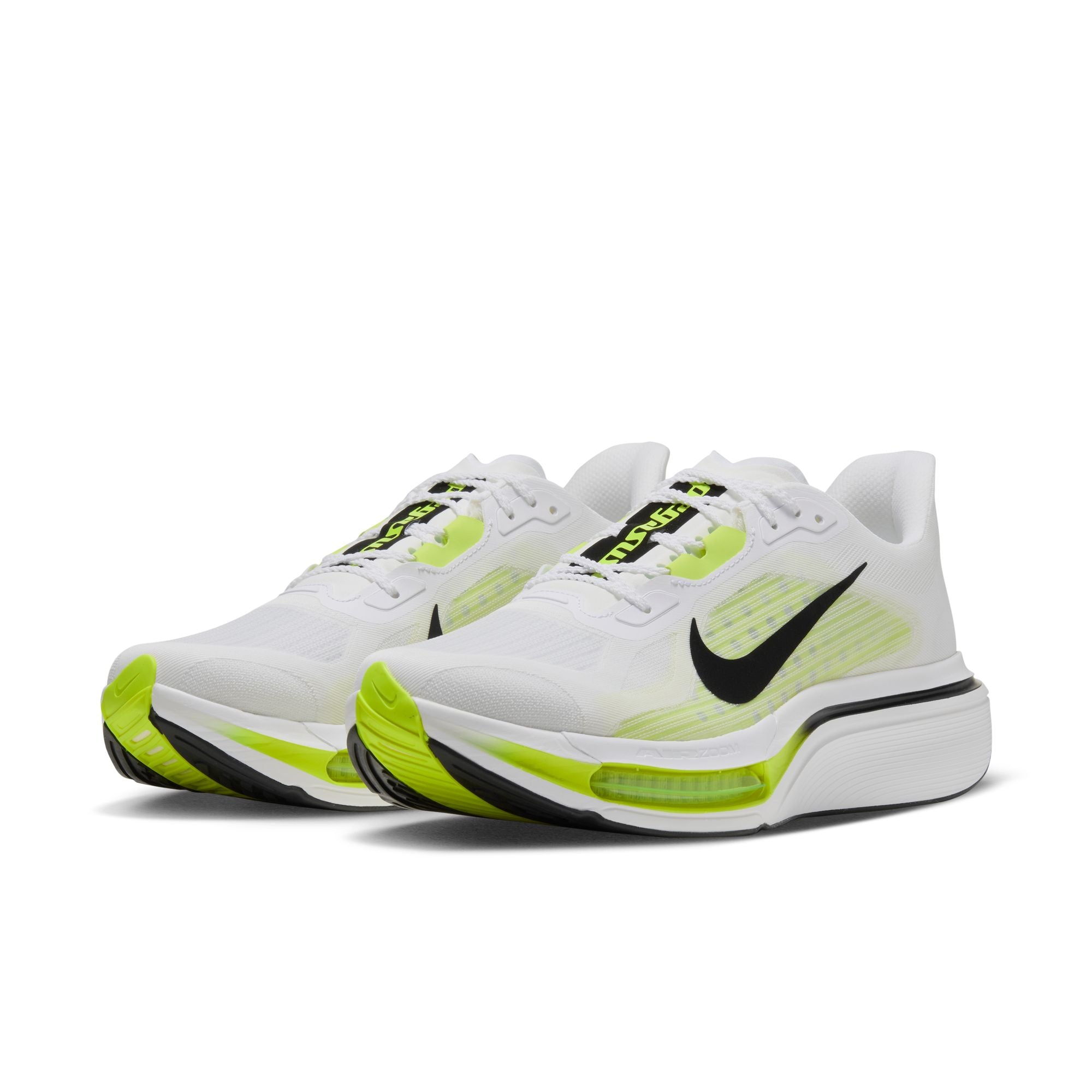 Nike Men's Pegasus Plus 2 Running Shoes - White/Black/Lemon Venom