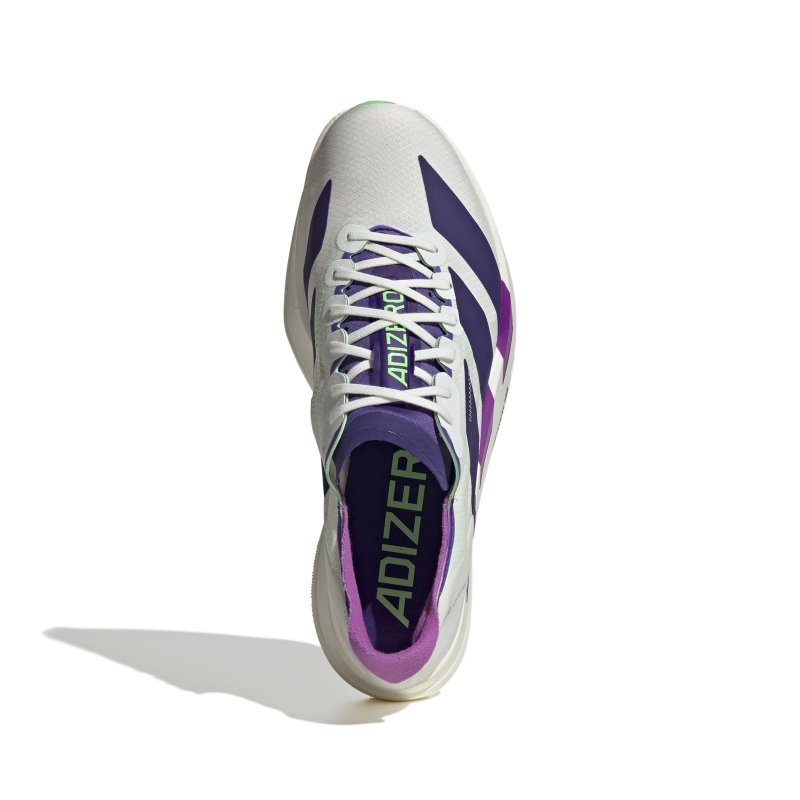 adidas Men's Adizero Adios Pro 4 - White/Collegiate Purple