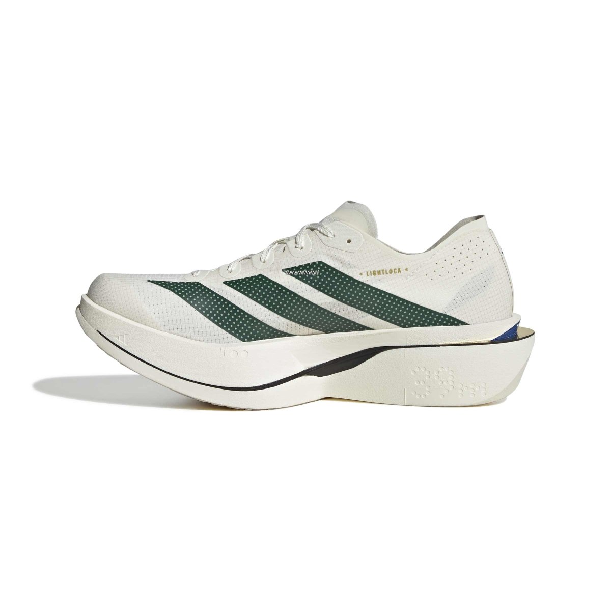 adidas Men's Adizero Adios Pro 5 Running Shoes - Off White/Green/Royal Blue