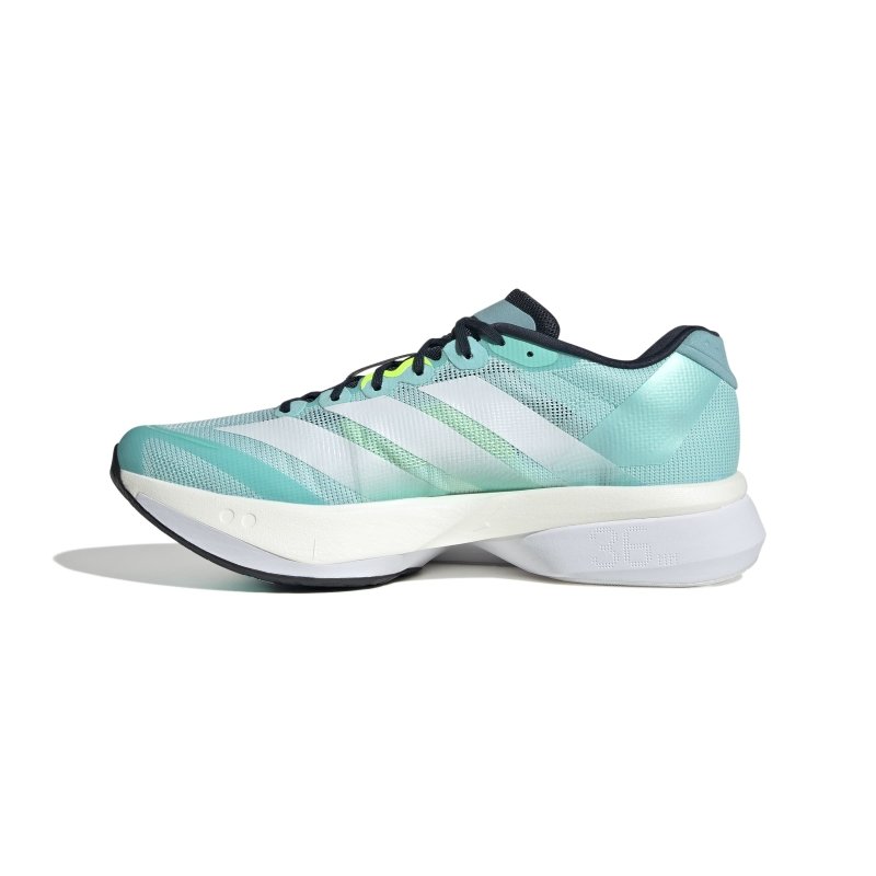 adidas Men's Adizero Boston 13 - Flash Aqua/Cloud White/Lucid Lemon