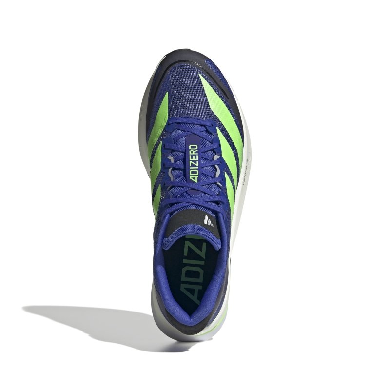 ハッシー adidas Athletic adidas Men's Adizero Boston 13 - Lucid Blue/Lime