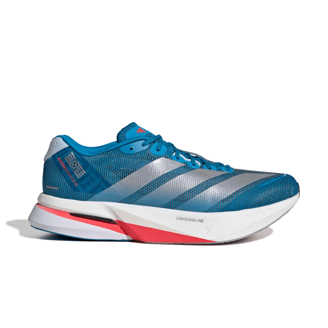 adidas Men's Adizero Boston 13 Running Shoes - Solar Blue/Silver Metallic/Dark Solar Blue