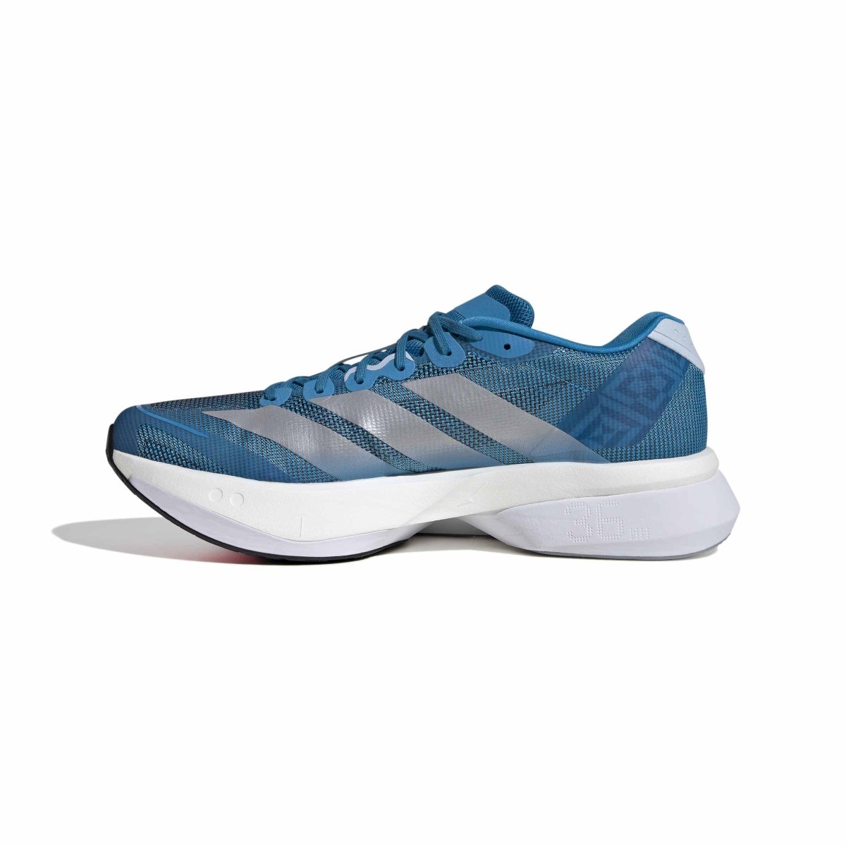 adidas Men's Adizero Boston 13 Running Shoes - Solar Blue/Silver Metallic/Dark Solar Blue