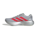 adidas Men's Adizero EVO SL Woven Running Shoes - Silver/Red/Iron Metallic