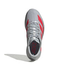 adidas Men's Adizero EVO SL Woven Running Shoes - Silver/Red/Iron Metallic