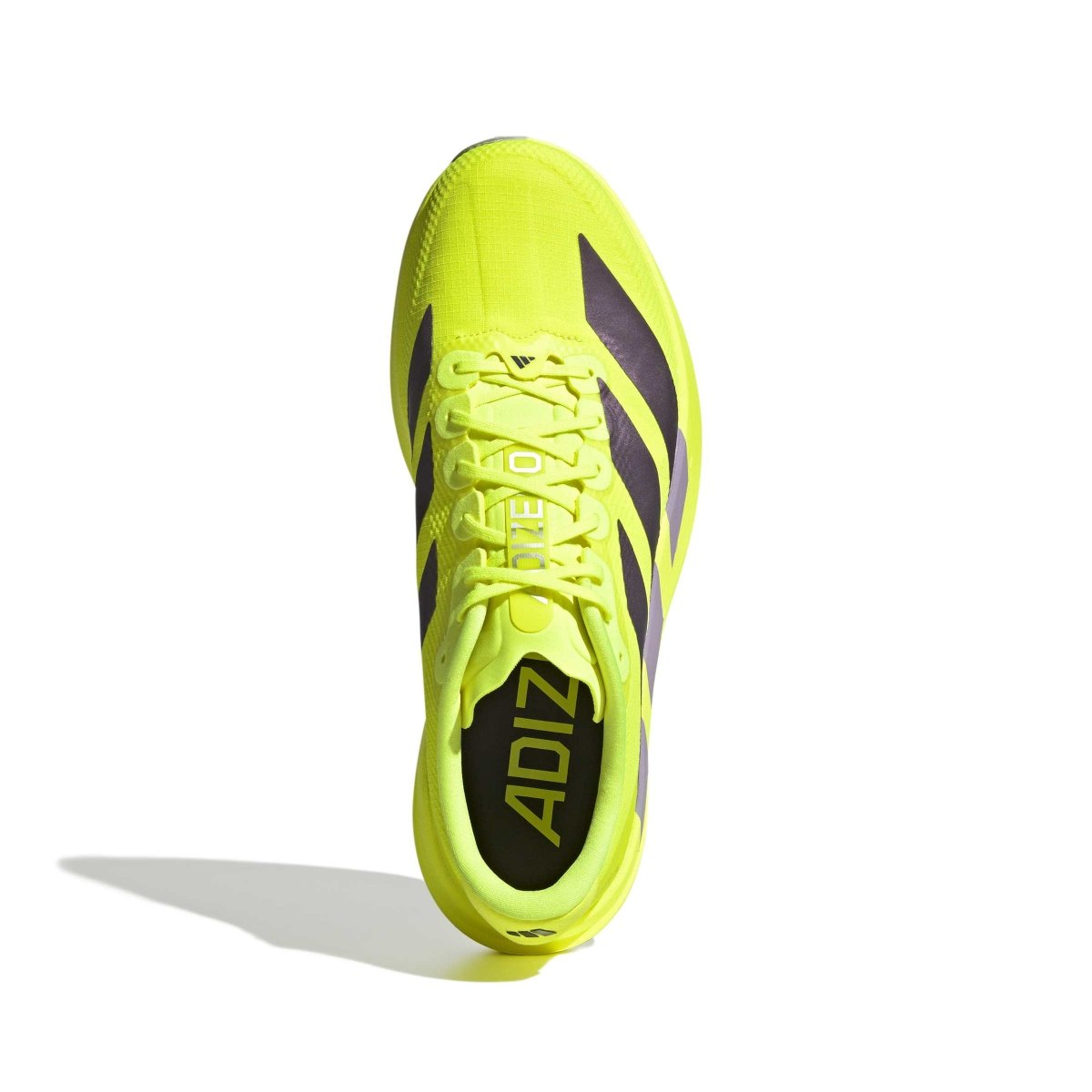 adidas Men's Adizero EVO SL Woven Running Shoes - Solar Yellow/Aurora Plum/Powder Plum