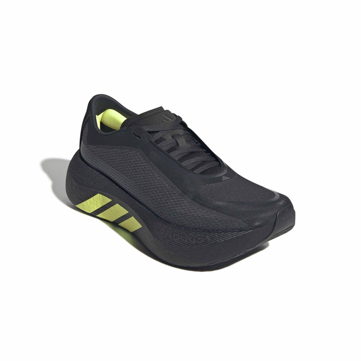 adidas Men's Hyperboost Edge Running Shoes - Carbon/Hi-Res Yellow/Grey