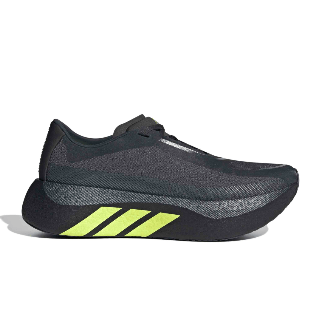adidas Men's Hyperboost Edge Running Shoes - Carbon/Hi-Res Yellow/Grey